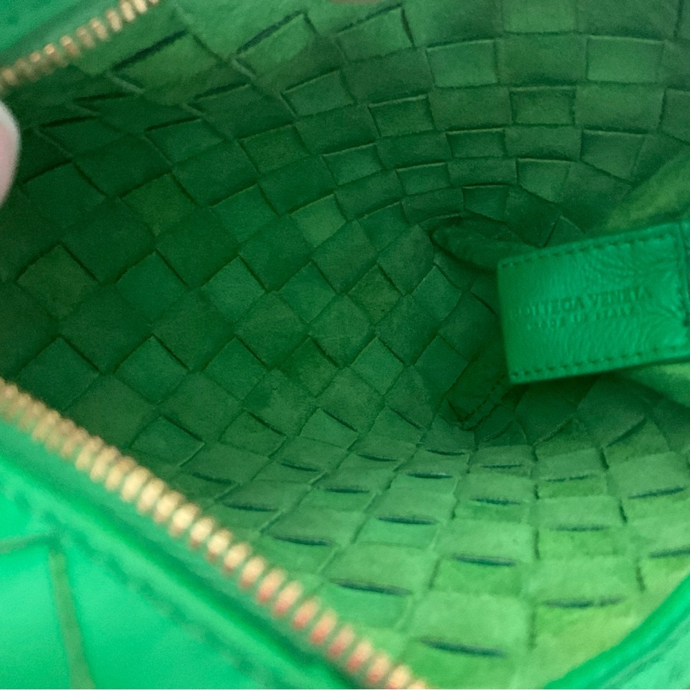 Bottega Veneta Intrecciato Leather Camera Bag Parakeet color - Picture 14 of 16